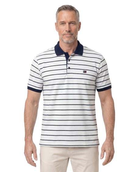 Ringel Pike Polo Yaka Tişört — Beyaz