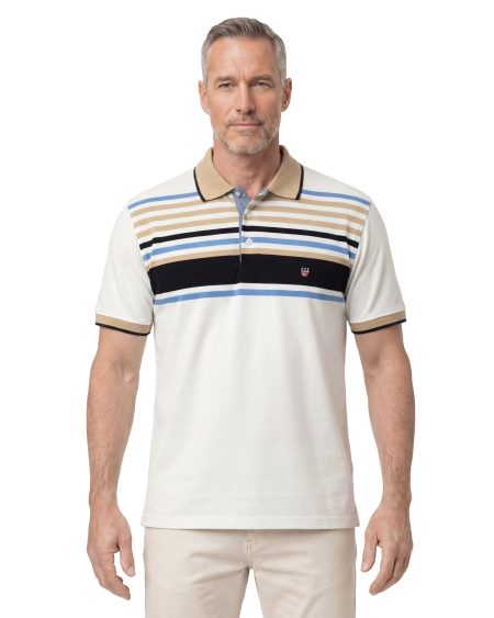 Ringel Pike Polo Yaka Tişört — Beyaz