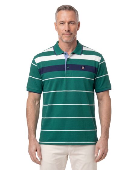 Ringel Pike Polo Yaka Tişört — Yeşil