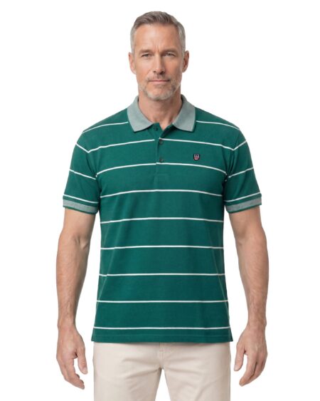 Ringel Pike Polo Yaka Tişört — Yeşil